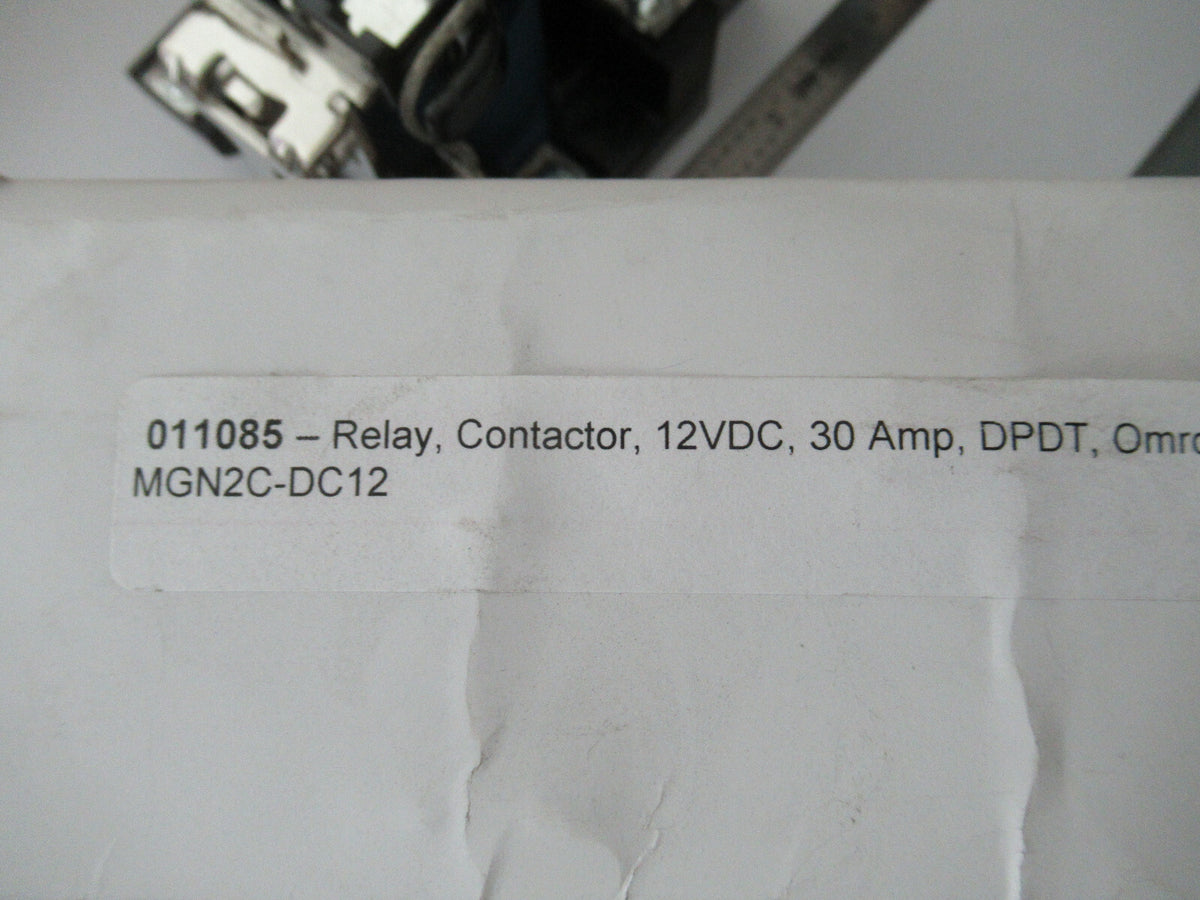 OMRON RELAY CONTACTOR MGN2C-DC12 24VDC 30A CONTROL SYSTEMS AS PICTURED #F5-A-42