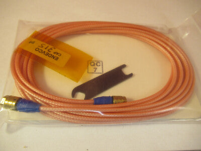 MEGGITT ENDEVCO CABLE 3090DV for ACCELEROMETER HIGH TEMP AS PICTURED &14-A-43