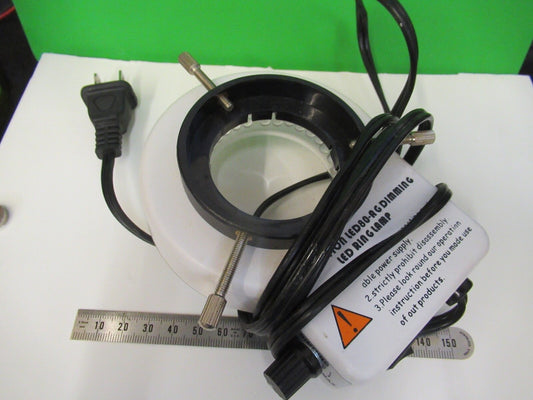 LED Ring Lamp Stereo Illuminator Optics Microscope Part