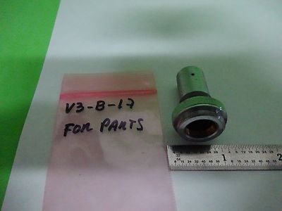 FOR PARTS MICROSCOPE OBJECTIVE GERMANY OPTICS AS IS BIN#V3-B-17