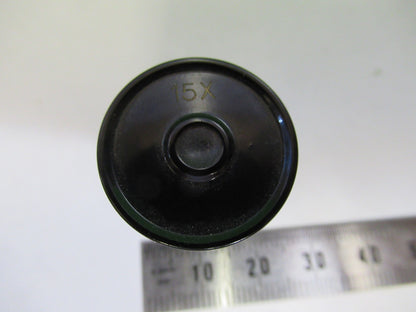 PRECISION JAPAN 15X OCULAR 18mm dia EYEPIECE MICROSCOPE PART AS PICTURED U9-A-19
