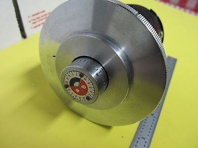 MICROSCOPE PART PHOTOMIC ZEISS DRUM OPTICS AS IS BIN#H8-06