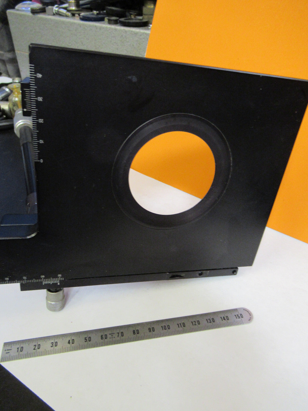 WILD HEERBRUGG SWISS M40 STAGE TABLE INVERTE MICROSCOPE PART AS PICTURED Y3-A-68