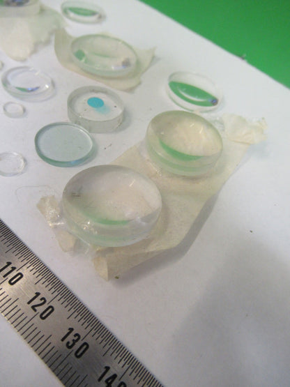 LOT OPTICAL GLASS LENSES ASSORTED LASER OPTICS NICE AS PICTURED U9-A-47