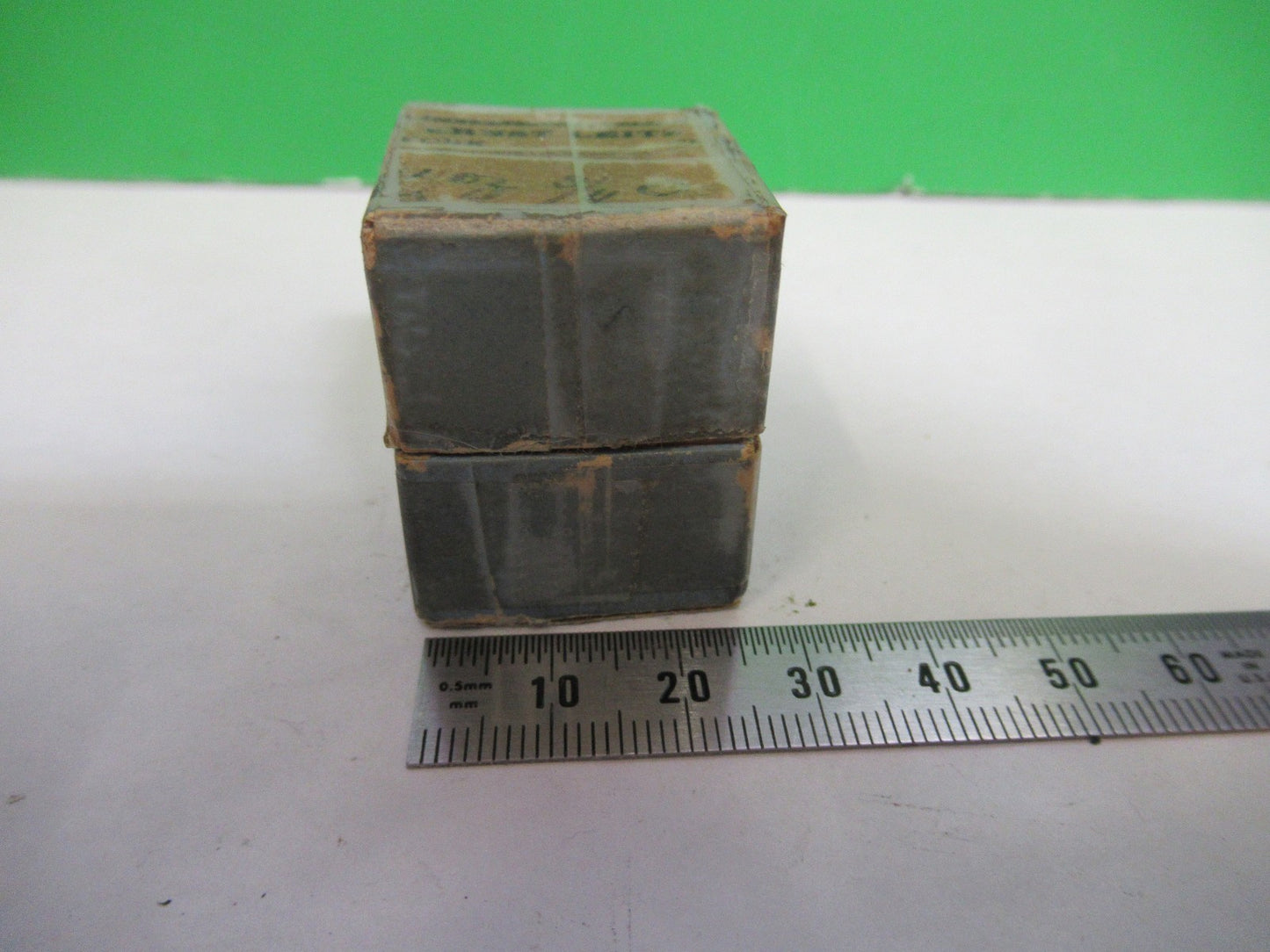 ERNST LEITZ GERMANY ANTIQUE COVER GLASS MICROSCOPE PART AS PICTURED T3-B-58