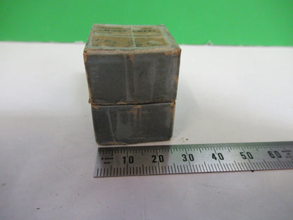 ERNST LEITZ GERMANY ANTIQUE COVER GLASS MICROSCOPE PART AS PICTURED T3-B-58