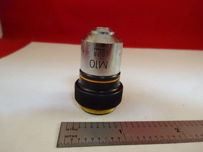 Microscope Part Olympus Japan Objective M10 10X Optics