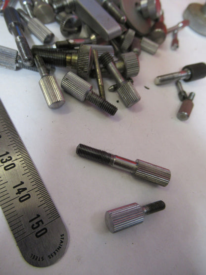 HUGE LOT ASSORTED SCREWS LEITZ BAUSCH ETC MICROSCOPE PART AS PICTURED T9-A-66