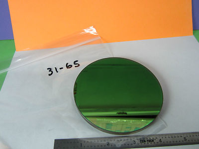 OPTICAL LARGE COATED MIRROR WINDOW MIL SPEC GRUMMAN LASER OPTICS AS IS BIN#31-65