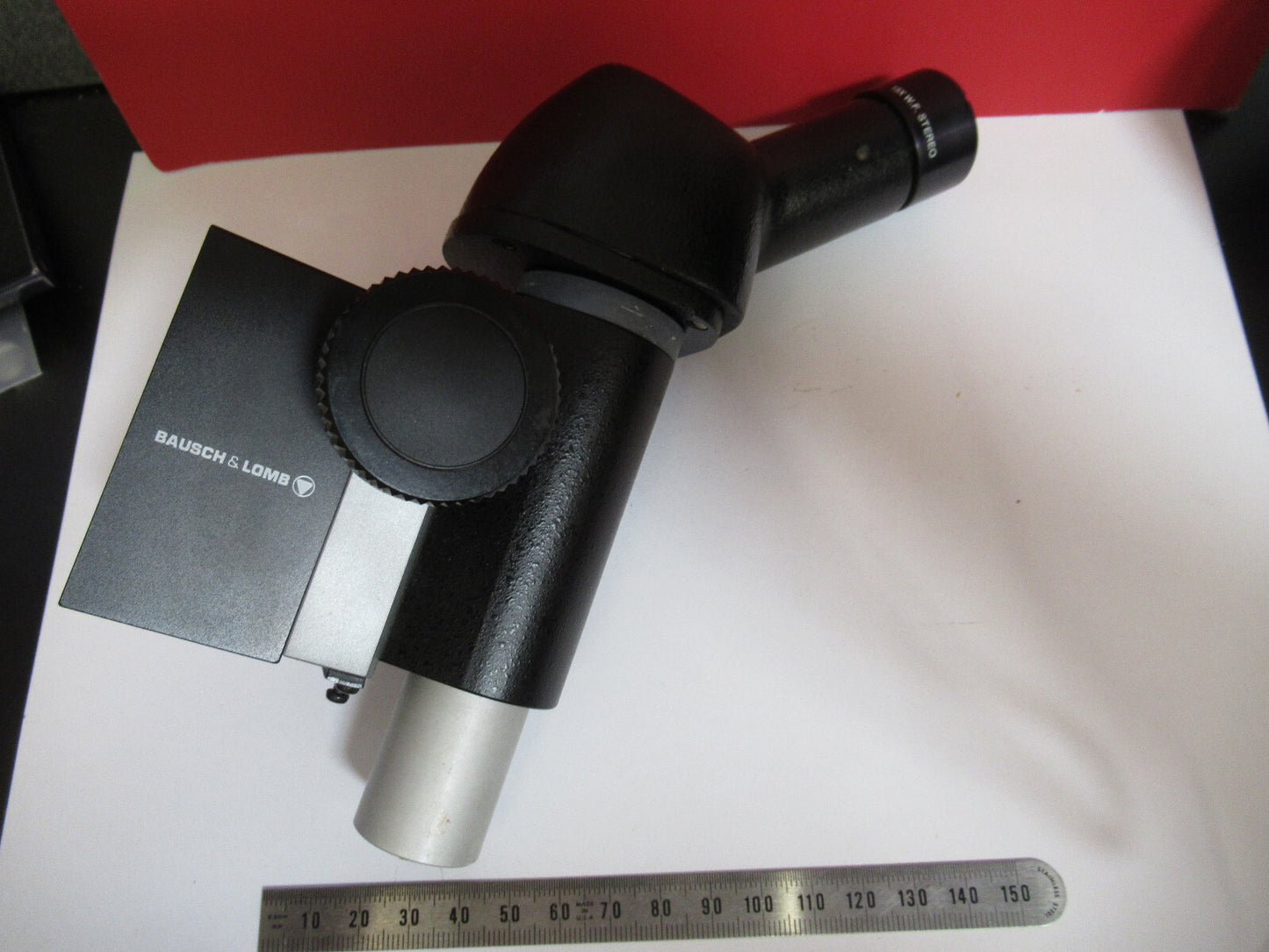 BAUSCH LOMB TUBUS EYEPIECE STAGE MICROSCOPE PART AS PICTURED  S3-B-65