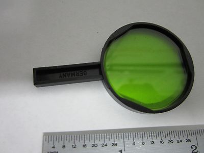 MICROSCOPE PART  FILTER GREEN GERMANY OPTICS BIN#M8-01