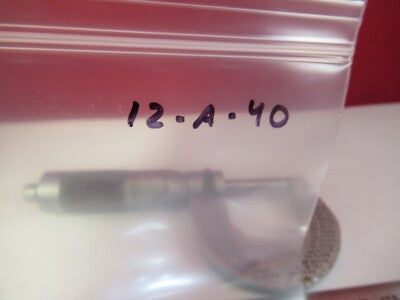BROWN & SHARPE MICROMETER METROLOGY MACHINE SHOP TOOL AS PICTURED #12-A-40