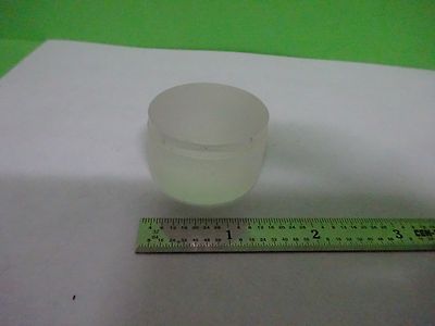 MIKROSKOPTEIL OPTISCHE LENS DIFFUSOR GEFROSTET KONVEX DICK WIE BESEHEN OPTIK BN#V7-26