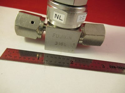 FUJIKIN STAINLESS STEEL 316L VALVE DIAPHRAGM GASES OR CHEMICAL PROCESS &92-A-07