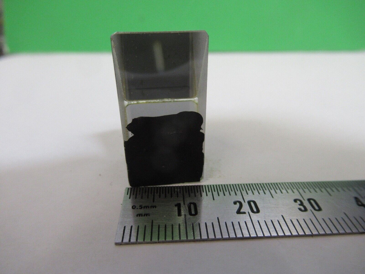 ANTIQUE BAUSCH LOMB GLASS PRISM MICROSCOPE PART AS PIC A5-B-09