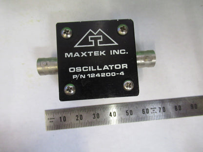 MAXTEK OSCILLATOR PN 124200-4 for QUARTZ CRYSTAL SENSOR AS PICTURED T2-A-19