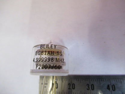BLILEY ELECTRIC 5 MHz RESONATOR GLASS PKG FREQUENCY CONTROL AS PICTURED &1-DT-99