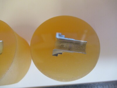 Los 2 Stück METALLOGRAPHISCHES METALLQUERSCHNITTPROBE MIKROSKOPISCHE PROBE &amp;A7-A-30