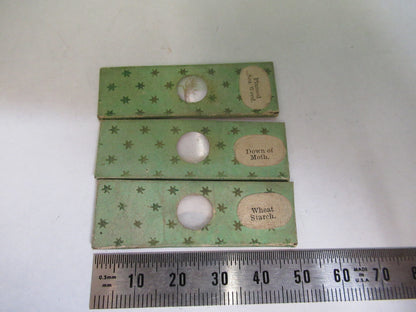 Antique Victorian Prepared Slide Lot London Microscope Part 12-DTFD7