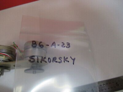 SIKORSKY PART LOT GEARS TACHOMETER AIRCRAFT INDICATOR PIECE AS PICTURED &B6-A-23