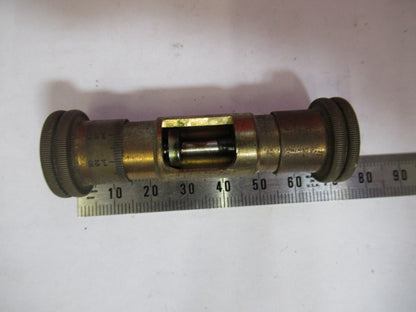 ANTIQUE BRASS SPENCER STAGE MICROMETER KNOBS MICROSCOPE PART AS PICTURED S3-B-20