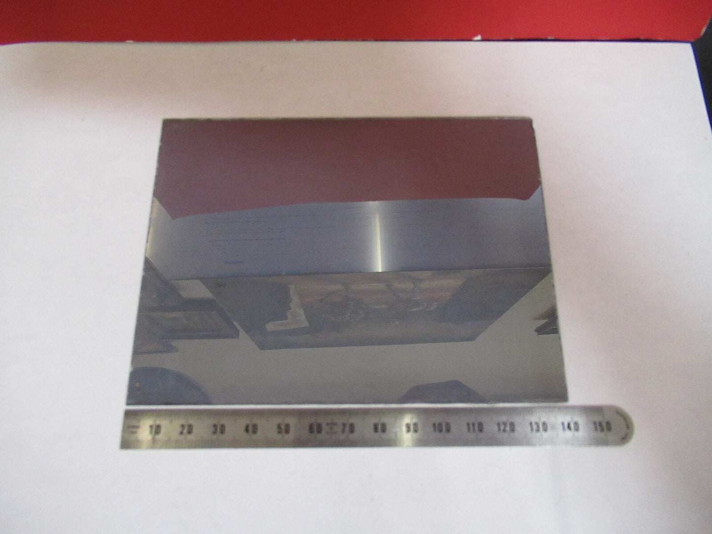 OPTICAL BEAM SPLITTER PLATE MICROSCOPE PART AS Pictured S8-B-14