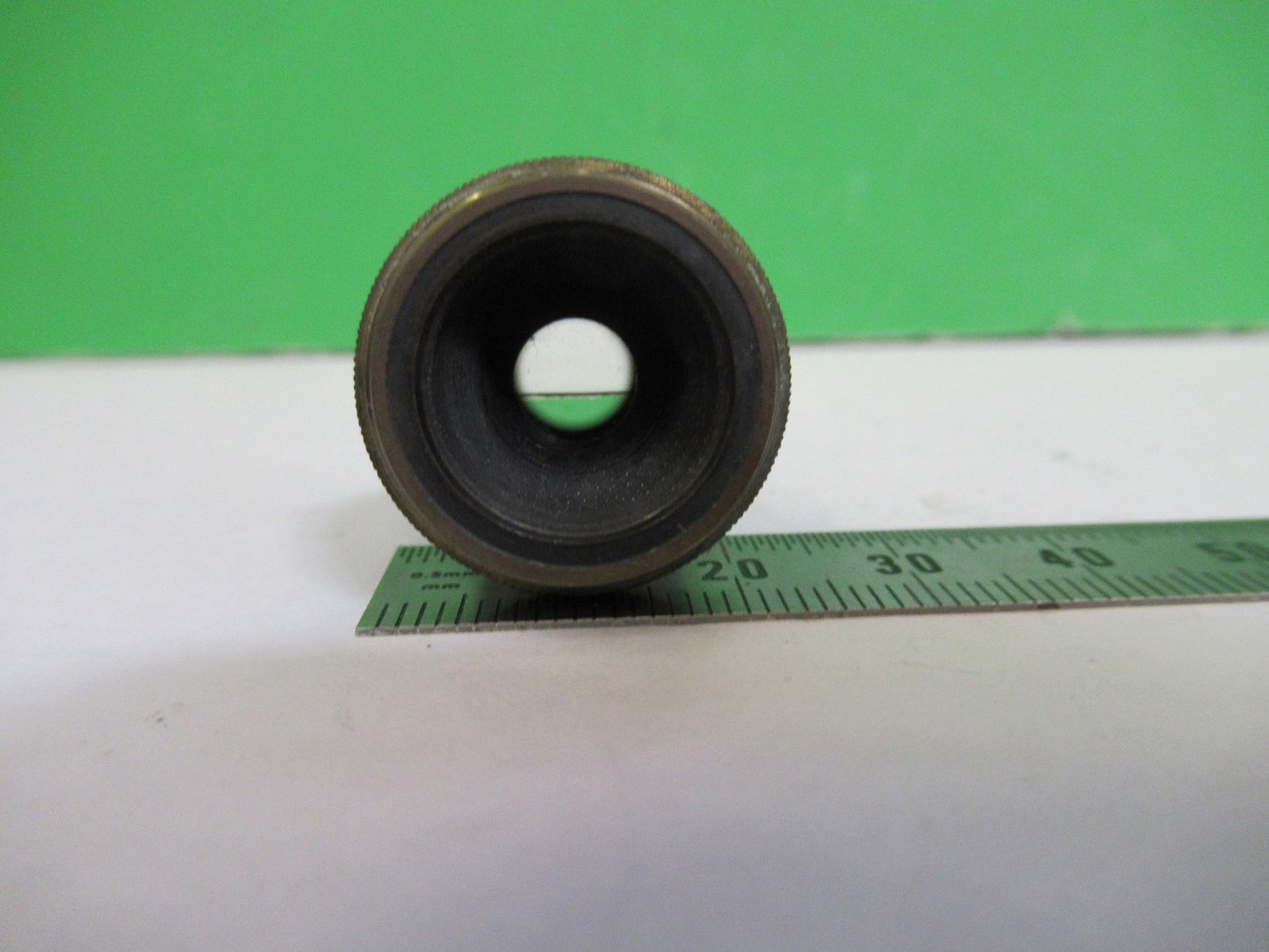 ANTIQUE BRASS SPENCER OBJECTIVE 16mm 10X MICROSCOPE PART AS PICTURED X3-B-96