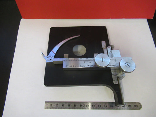 Ernst Leitz Wetzlar Germany Xy Stage Table Microscope Part