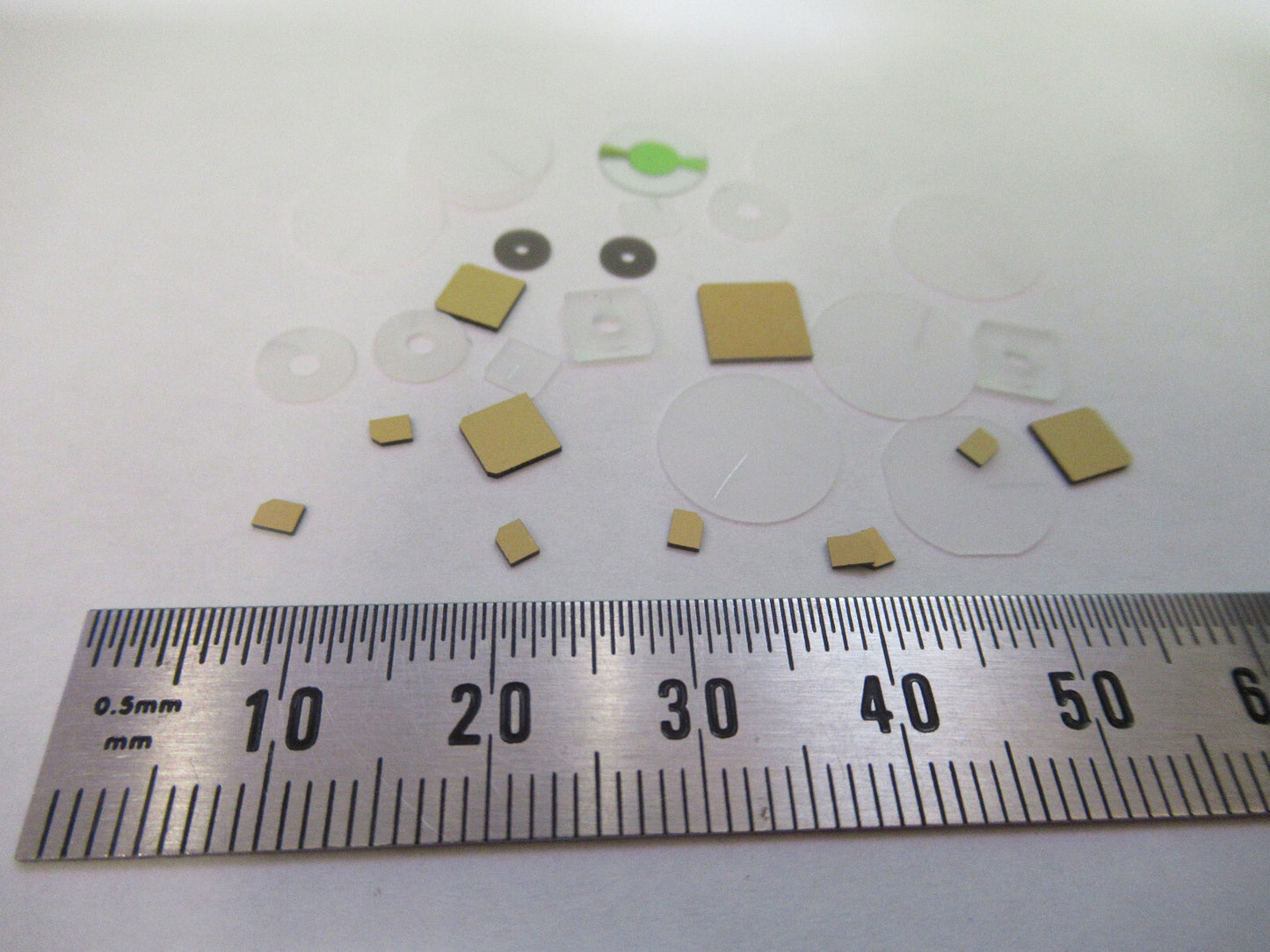 Lot Blanks Piezoelectric Quartz Crystal X-y-cut Gold Coated Piezo Sensor