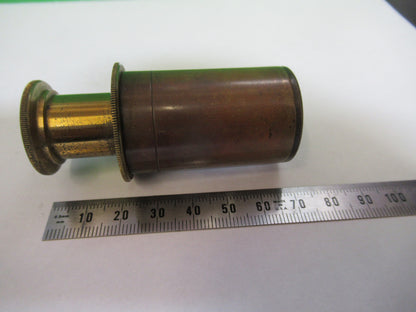 ANTIQUE BRASS RARE UK ENGLAND EYEPIECE MICROSCOPE PART AS PICTURED P2-B-30