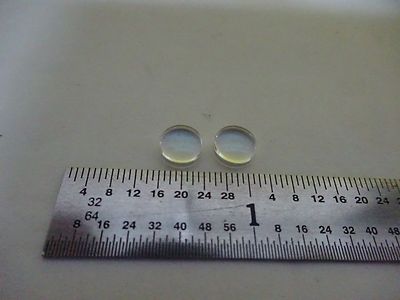 OPTICAL LOT 2 EA CONVEX LENS LASER OPTICS AS IS  BIN#P6-24