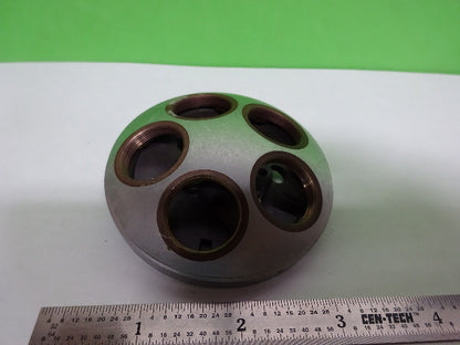 FOR PARTS MICROSCOPE PART LEITZ WETZLAR GERMANY NOSEPIECE AS IS #7B-A-27