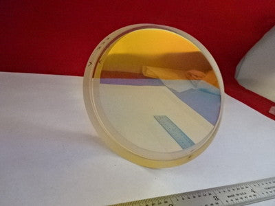 Optical Zerodur Coated Flat Zygo 1/10 Wave 3" Diameter Laser Optics