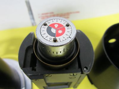 MICROSCOPE PART PHOTOMIC ZEISS DRUM OPTICS AS IS BIN#H8-06