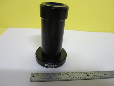 MICROSCOPE PART NIKON JAPAN EYEPIECE PHOTO ADAPTER OPTICS AS IS BIN#T6-29