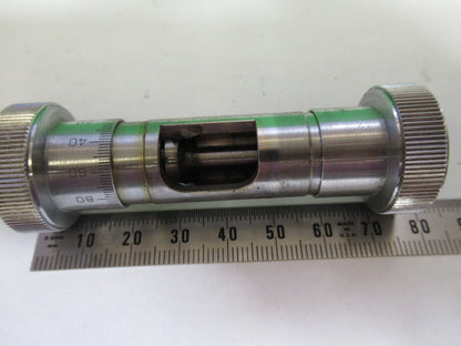 SPENCER AO SET of KNOBS STAGE ANTIQUE MICROSCOPE PART as pic T6-A-72