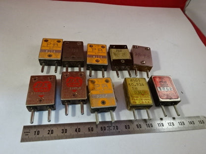 Lot Vintage Quartz Crystal Petersen Dx Cw Mil Spec Frequency Radio