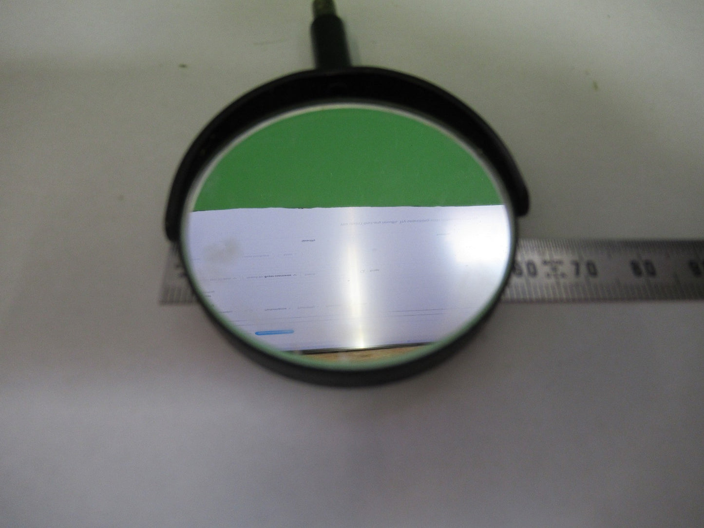 ANTIQUE BAUSCH LOMB MIRROR ASSEMBLY OPTICS MICROSCOPE PART AS PICTURED U9-A-13