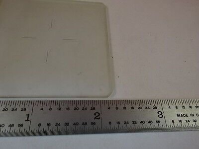 MICROSCOPE PART TARGET RETICLE OPTICS AS IS #M6-A-72