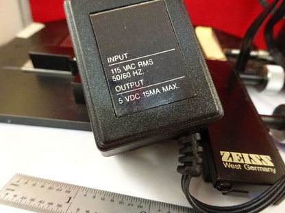 ZEISS GERMANY STAGE SPI MICROMETER SPECIMEN TABLE MICROSCOPE PART &79-24