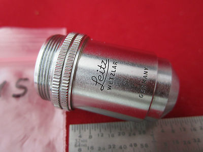 MICROSCOPE OBJECTIVE OPTICS 10X LEITZ WETZLAR GERMANY #2-145