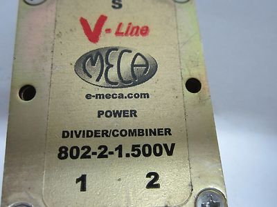 MECA POWER DIVIDER COMBINER SPLITTER RF MICROWAVE FREQUENCY BIN#J6-41