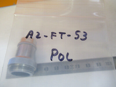 LEITZ WETZLAR GERMANY OBJECTIVE POL 10X MICROSCOPE PART AS PICTURED &A2-FT-53