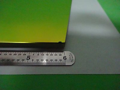 OPTICAL INFRARED COATED WINDOW FILTER GLASS TRUNCATED LASER OPTICS AS IS B#X8-77