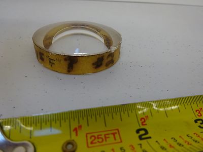 OPTISCHES DICKES CX-CC-OBJEKTIV KONVEX KONKAV LASEROPTIK MIT MIL-SPEZIFIKATION WIE IST BIN#P4-B-28