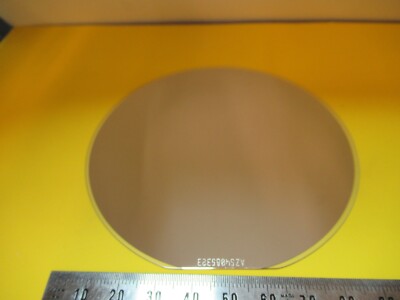 Sapphire Wafer 100mm Coated with Platinum Metal Very Nice