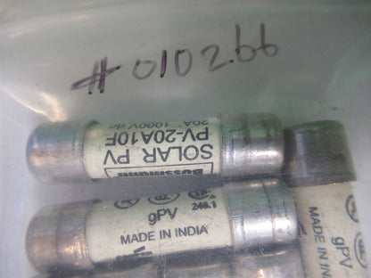LOT +20 pcs  BUSSMANN ASSORTED FUSES 20 AMPS AS PICTURED T6-B-18