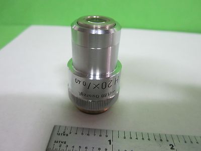 Microscope Objective Ernst Leitz Quarzgl H20 Germany Infinity Optics