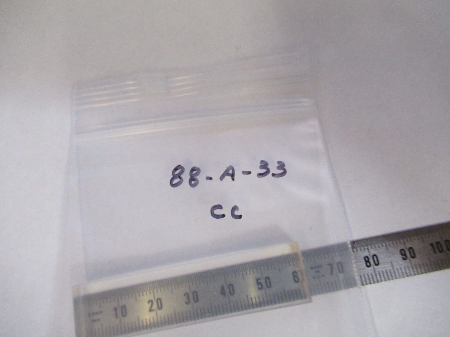OPTICAL BI CONCAVE Bi-CC GLASS RECTANGULAR LENS OPTICS AS PICTURED 88-a-33