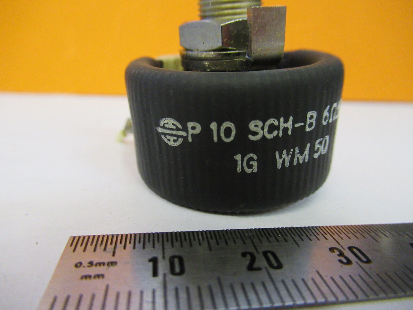 LEITZ GERMANY RHEOSTAT POTENTIOMETER MICROSCOPE PART AS PICTURED Y4-A-111